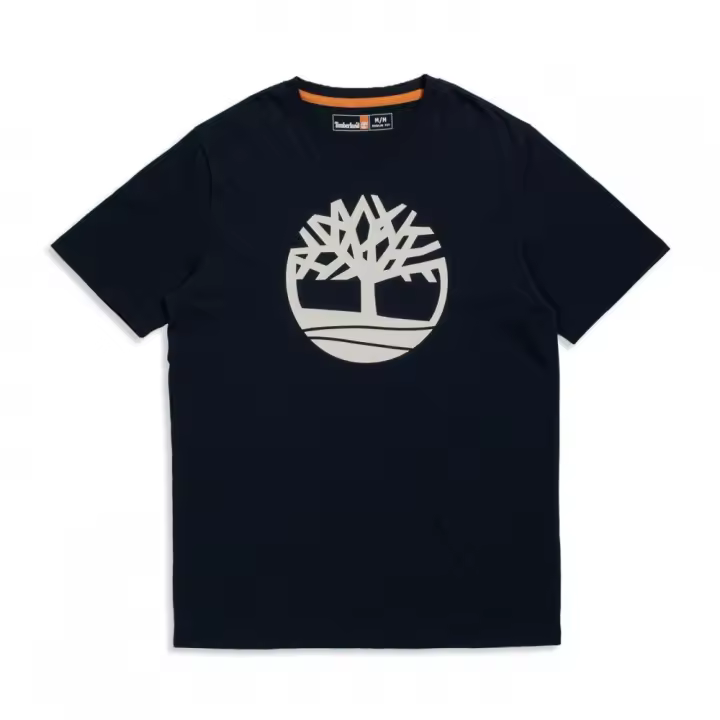 Camiseta Río Kennebec de Manga Corta con logo de árbol, Marca Timberland, Variedad de color y talla, Para Hombre - 1