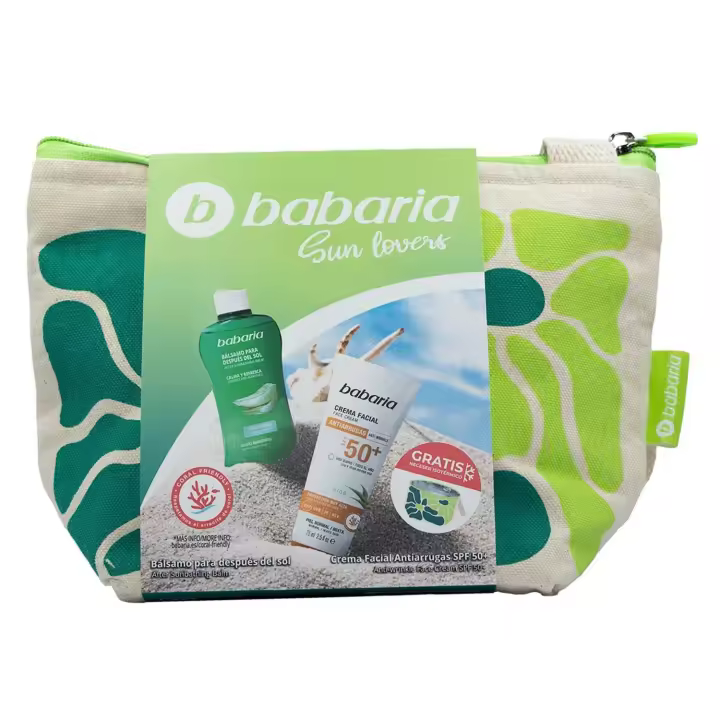 BABARIA PROTECTOR CREMA FACIAL SPF50+ 75ML + BALSAMO AFTER SUN 1U - 1
