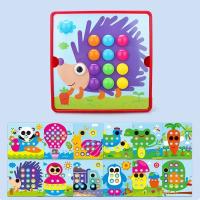 Juego De Rompecabezas De Hongo 3D Para Uñas Juguete Educativo Montessori Para Bebés Animales De Dibujos Animados Juguete Para Niños Regalos Tempranos - details 14