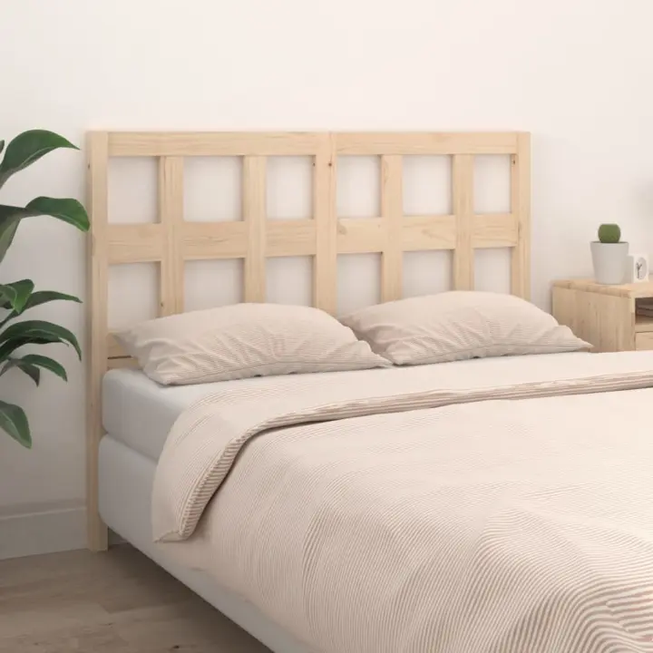 vidaXL Cabecero de cama madera maciza de pino 205,5x4x100 cm - 1