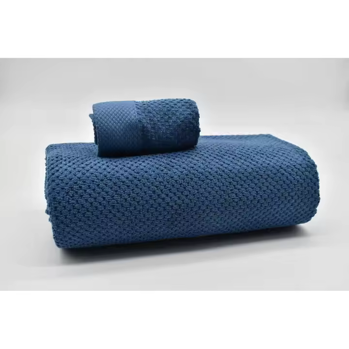 JUEGO DE 3 TOALLAS T3572C AZUL VIDAL HOME - 1