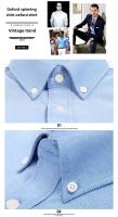 Camisa De Oxfورد Para Hombre Corta De Color Sólido Con Herramientas Casual Slim Fit Blanco Azul Rojo Verde Negro Talla Única - details 4