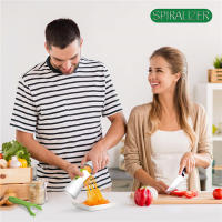LMETJMA Spiralizer De Acero Inoxidable Para Verduras Y Frutas Herramienta De Cocina Eco-amigable Y Resistente Para Hacer Pasta De Zanahoria KC0335 - details 9