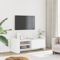 vidaXL Mueble para TV madera contrachapada negra 100x35x40 cm en color Negro/Gris hormigón/Marrón roble y más | almacenamiento funcional diseño moderno para baño dormitorio sala - details 5