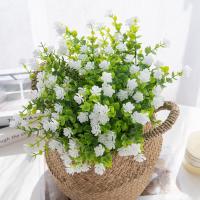 Flor Artificial De Eucalipto En Plástico Para Decoración De Bodas Y Festivales Uso En Vaso De Escritorio O Pared Sin Mantenimiento - details 2