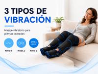 ECODE® Presoterapia para Piernas con 6 Modos, Calor, Vibración y Masaje - Botas Completas de Compresion para Alivio de Cansancio, Drenaje Linfatico, Relajación y Mejora de la Circulación en Casa - details 3