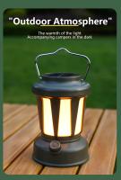 Lámpara De Camping Retro Portátil Lanternas Solares/Carga Tipo-C Luz De Emergencia Para Colgar En La Tienda De Acampar Y Escalada Al Aire Libre Jardín - details 22