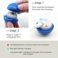Bola Inteligente Para Perros Juguetes Electrónicos Interactivos Moverse Automáticamente USB Bouncing Para Puppies Regalo De Cumpleaños Para Gatos - details 14
