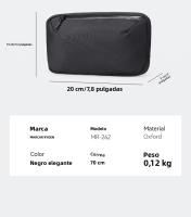 Bolso De Hombro Minimalista Para Hombre MARK RYDEN Bolsa De Viaje Con Cierre De Cremallera Material Nylon Unisex - details 10