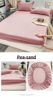 Sábana Ajustable De Color Sólido Premium Ultra Suave Tejido De Sateen Para Noches Cálidas Hipoalergénica Y Fácil De Limpiar Ropa De Cama - details 15