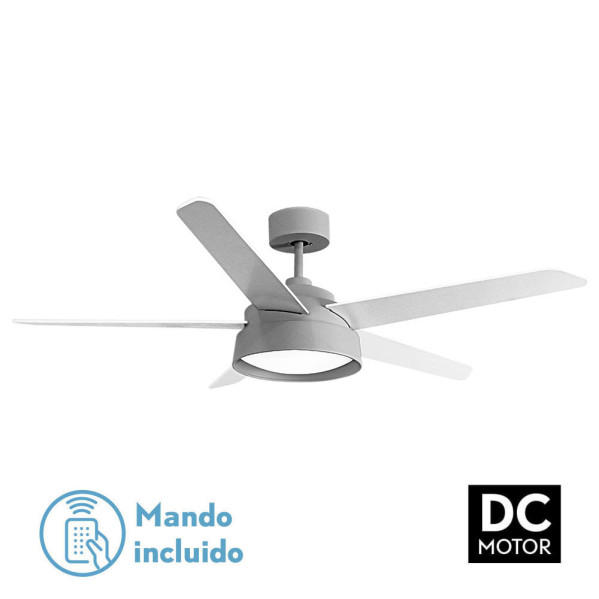 FABRILAMP Ventilador 25w Dc Gris Lebeche 5 Aspas Rev. Blanca/haya 6 Velocidad. 3000-4000-6000k 132d Remoto, Memoria y… — oferta en Miravia