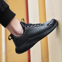 Zapatos Casuales Para Hombre En Cuero Transpirables Zapatillas De Correr Y Caminar Ligeros Antideslizantes Vulcanizados Para Exterior - details 22