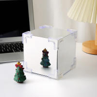 Lámpara De Mesa LED De Noche Con Diseño De Flor Y Nube 3D DIY Regalo Para Dormitorio Decoración De Mesa Con Espejo Incluida - details 4