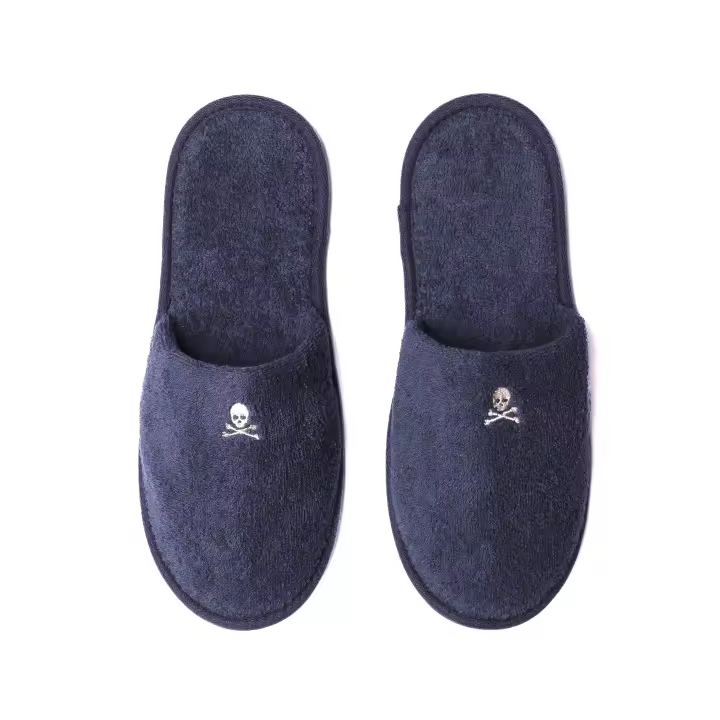 Scalpers Home Zapatillas lisas con bordado 100% ALGODON - 1