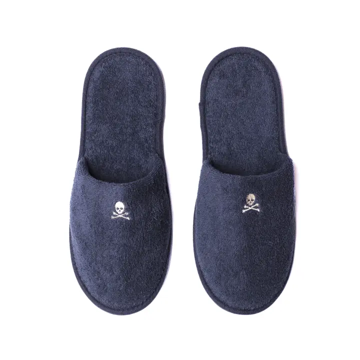 Scalpers Home Zapatillas lisas con bordado 100% ALGODON - 1