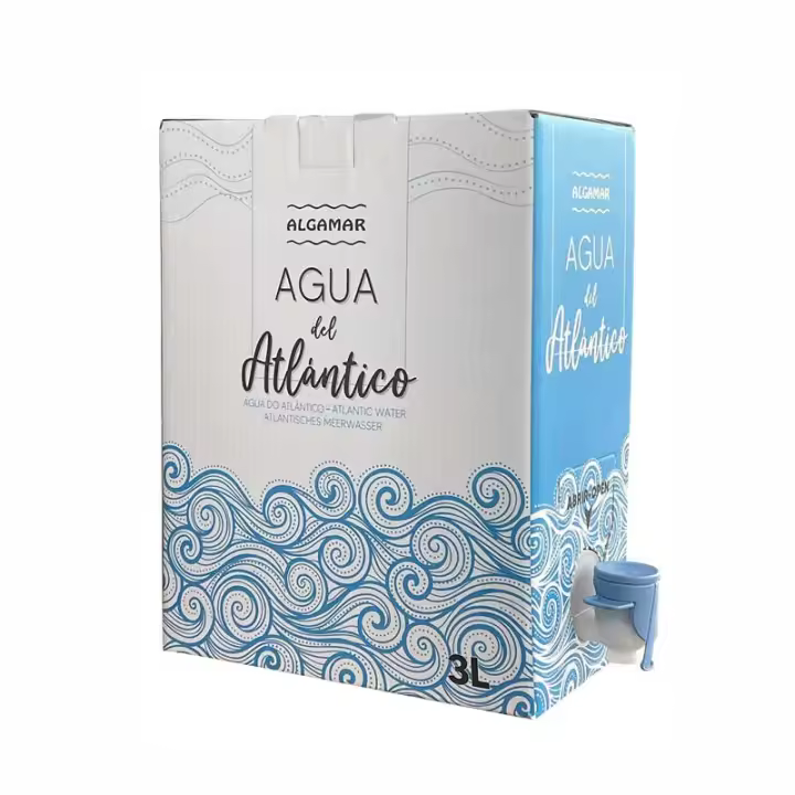 Agua del Oceano Atlantico (Bag In Box) 3 L Algamar Bioclub - 1