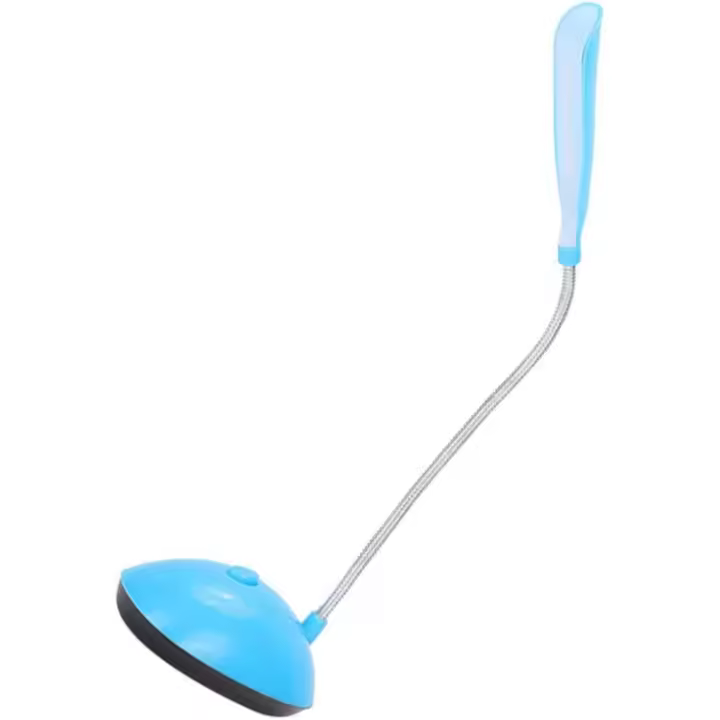 Lámpara de mesa plegable Lámpara de escritorio portátil Lámpara de escritorio para leer Lámpara de protección ocular Lámpara de lectura, Azul - 1