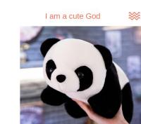 Muñeco De Peluche Panda Para Niños Y Decoración De Habitación Regalo Para Novia O Cumpleaños Grande Medidas 25-35-45-60CM - details 5
