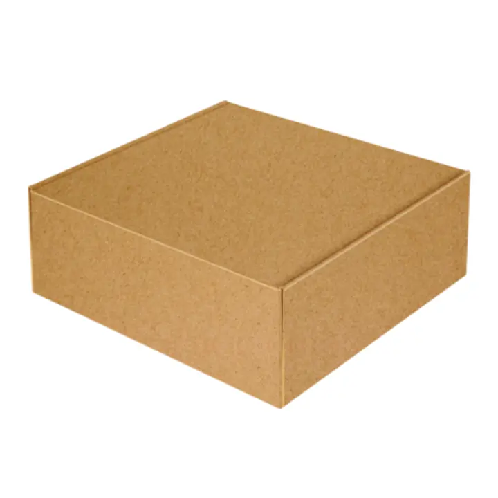 Caja para Tarta Kraft Glotomania - 30 Cm X 9 Cm - Cartón Kraft Micro-Ondulado - 1