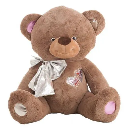 Oso Marron Lazo PLateado 32 cm Creaciones LLopis - 1