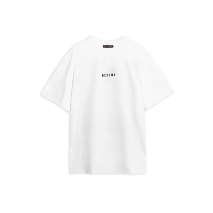 Camiseta Area Zero Blanca Beyond Rings Oversized Tee - 1