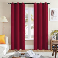 2PCS Cortinas De Isolación Térmica Con Ojales Para Decoración De Hogar Oficina Y Dormitorio Alta Ocultación (70-90%) Material 100% Poliéster - details 13