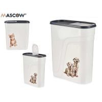 Cubo Dispensador Comida 4L - Almacenamiento práctico para tus mascotas - Mascow - details 0