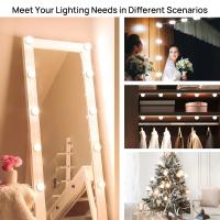Luz De Espejo Moderna IRALAN Para Maquillaje Y Baño LED Ajustable USB Iluminación Adaptable Para Dormitorio Vestíbulo Estudio - details 3