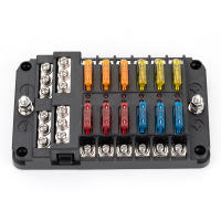 DaierTek Caja De Fusibles De 12 Maneras 12V 32V Para Coche Barco Camper RV Con Cubierta Plástica Para Tablero De Alimentación Accesorios De Automóvil - details 1