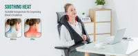 Masajeador De Espalda Calentado Shiatsu Portátil Masajeador De Cuerpo Completo Con Masaje Profundo De Rodilla Para Cuello Y Hombros Regalo De Navidad Y Cumpleaños - details 0