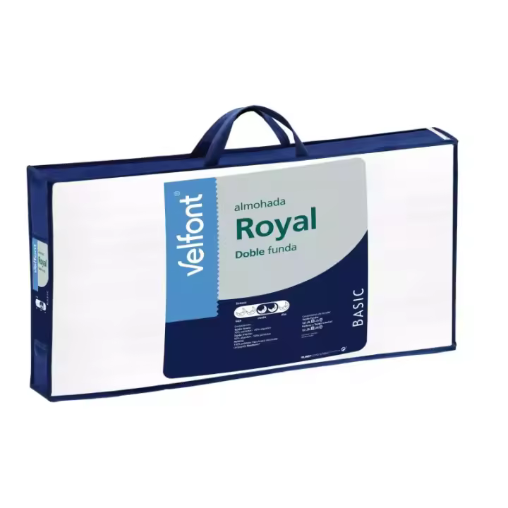 Velfont Almohada Royal Con Doble Funda de Fibra de Alta Calidad - 1