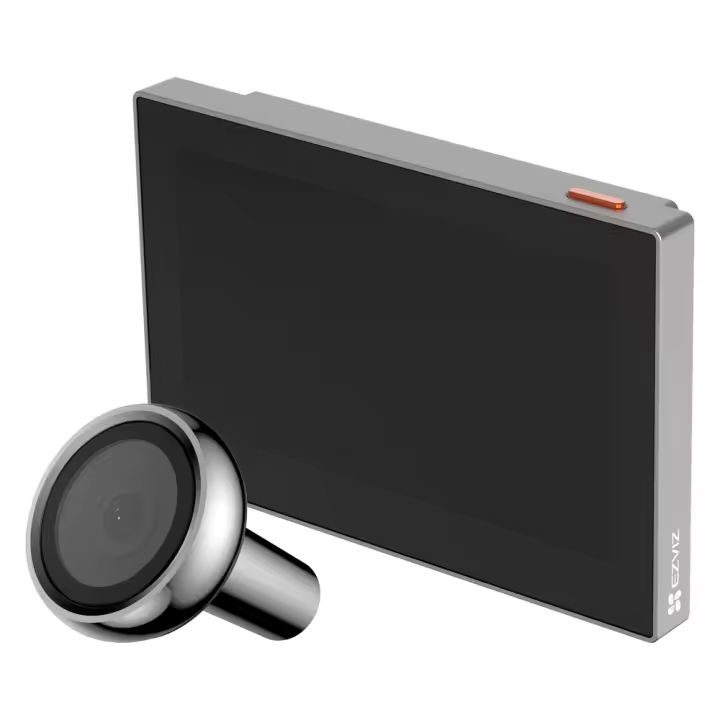 Ezviz HP2 Mirilla inteligente Pantalla a color 4.3" Resolución 1080p Vista en vivo desde cualquier lugar Vista gran angular de146º WiFi 2.4 GHz Batería recargable 2200 mAh - 1