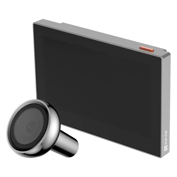 Ezviz HP2 Mirilla inteligente Pantalla a color 4.3" Resolución 1080p Vista en vivo desde cualquier lugar Vista gran angular de146º WiFi 2.4 GHz Batería recargable 2200 mAh - 1