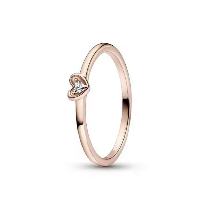 Anillo Pandora Corazón Radiante Rose - 1