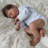 Muñeca Bebé Realista De Silicona Suave BZDOLL 50cm Con Piel Y Venas 3D Vida Nueva Recién Nacida Para Niñas Regalo De Juguete - details 2