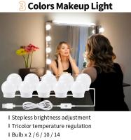 Lámpara De Espejo De Maquillaje LED Desmontable Profesional Luz De Cosméticos USB Para Vestíbulo Y Mesa De Vestir Vanidad - details 0