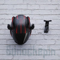 Gancho De Pared Para Casco De Motocicleta Soporte De Almacenamiento Montado En La Pared Estante De Exhibición Para Cascos Material De Nylon Unisex - details 4