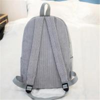 Mochila De Corduroy Personalizada Para Mujer Estilo Clásico Campus Antirrobo Con Mangueras Suaves Bolsa De Escuela Para Adolescentes Unisex - details 4