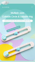 Cortador De Circulo 2-20cm Herramienta De Corte Rotativo Para Manualidades Cortador De Papel Para Cartas Redondas DIY Para Oficinas Y Estudios - details 5