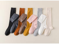 3 Pares De Medias De Compresión Para Mujer Calcetines De Talle Alto Para Correr Y Atender a Bebés Medias Deportivas Cómodas Y Sencillas De Algodón Y Spandex - details 4