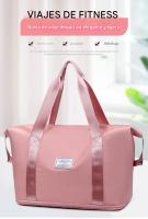 Bolsa de viaje para mujer, bolsa de hombro deportiva con separación húmeda y seca, bolsa de almacenamiento plegable, bolsa de fitness, bolsa de equipaje impermeable para hombre - details 1