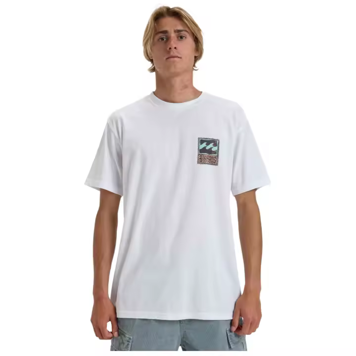 Camiseta de Manga Corta BILLABONG Stamp para hombre en color blanco - 1