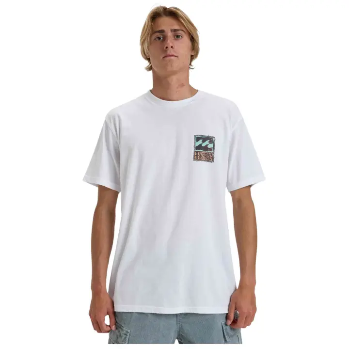 Camiseta de Manga Corta BILLABONG Stamp para hombre en color blanco - 1