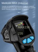 Termómetro Infrarrojo Digital No Contacto Con Imagen Láser Y Alarma De Luz LCD Medidor De Temperatura Y Humedad Pyrometer Hygrometer - details 4