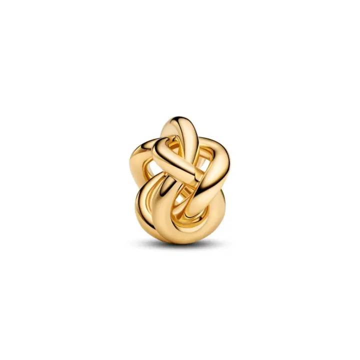 763755C00 - Charm Pandora Nudo Infinito – Baño en Oro de 14k 763755C00 PANDORA Raíz Novedades Joyas de Plata Joyas Pandora MUJER inicio Charm Pandora Mujer Pandora Original - 1