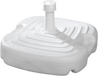 Base de Sombrilla Rellenable con Agua, Color Blanco, 44x44x15 cm, Capacidad de 20L, Ligera y Apta para Verano - details 4
