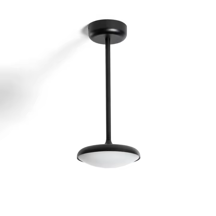 Ledkia Lámpara de Techo Exterior LED 12W Aluminio Mixi Negro - 1