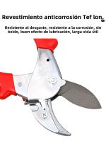 Tijeras De Poda Para Jardín Powerful Grape Especial Para Ramas Gruesas Y Árboles Frutales Podadoras De Acero Inoxidable Manija Plástica Herramienta De Poda De Bonsái - details 17