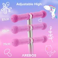 Patinete Arebos 3 Ruedas LED-XXL - Asiento Ajustable - Freno de Mano - para Niños - details 6