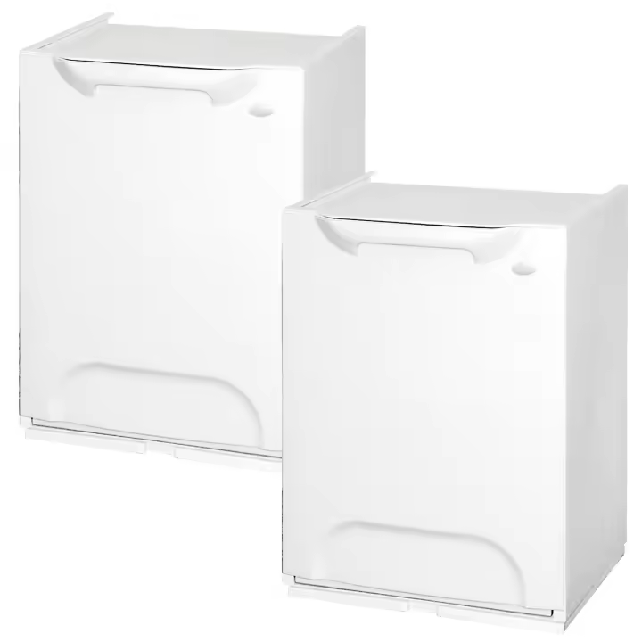 Prosperplast 2 Papeleras de Reciclaje 40L Wellhome Eco-logico Polipropileno - 1
